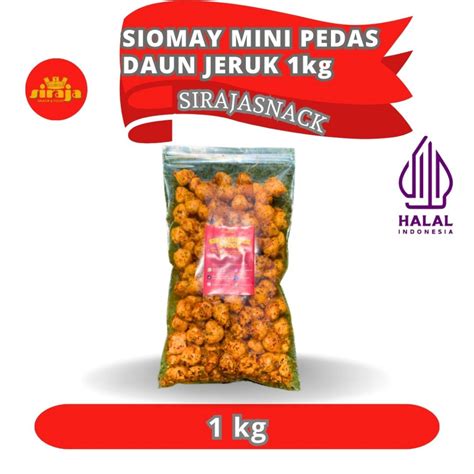 Jual SIRAJASNACK SIOMAY MINI PEDAS DAUN JERUK 1 Kg BISA COD CUANKI