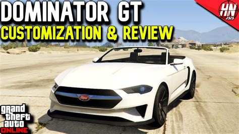 Vapid Dominator GT Customization Review GTA Online YouTube