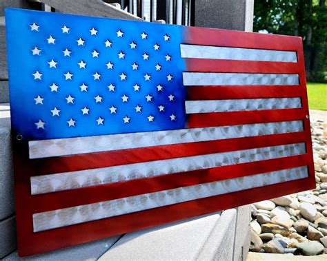 American Flag Metal Art