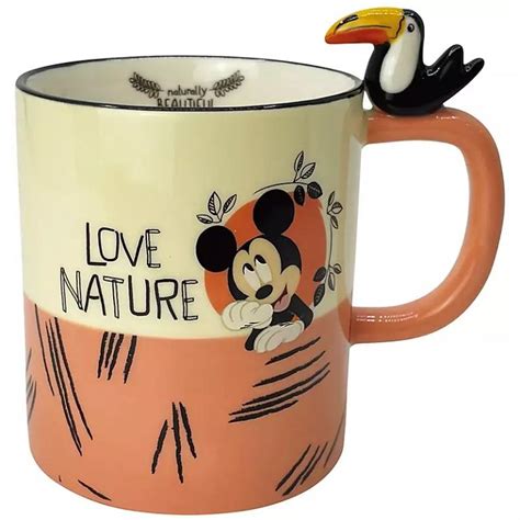 日本 Disney Store 直送 Natural 系列 Mickey 米奇立體大嘴鳥陶瓷杯 其他 其他 Carousell