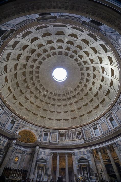 Rome, Italy - March03, 2023 - Inside Pantheon, Rome, Italy. Ancient Roman Pantheon is Tourist ...