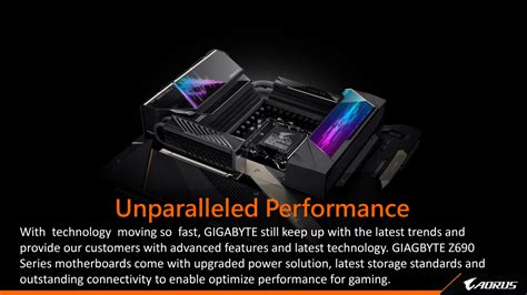 Gigabyte et AORUS dévoilent leur gamme de cartes mères Z690 comprenant