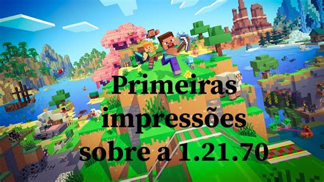 Minecraft Nova Versao - Jogando a nova versão do Minecraft Bedrock (primeiras impressões) - YouTube