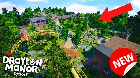 I Recreated Drayton Manors New Gold Rush In Planet Coaster Youtube