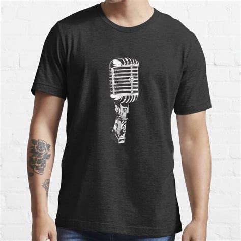 "Classic Microphone" T-shirt for Sale by ianlewer | Redbubble | dj t ...