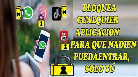 COMO PROTEGER Y BLOQUEAR APLICACIONES SIN INSTALAR APPS YouTube