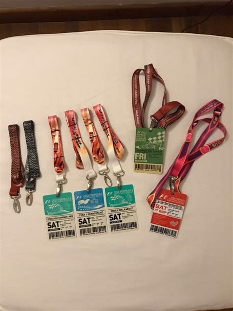 F1 Singapore Lanyards And Tickets Hobbies And Toys Memorabilia