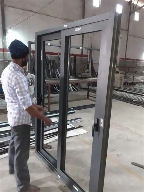 Powder Coated Single Glass 35mm Series Domal Aluminum Window At Rs 650