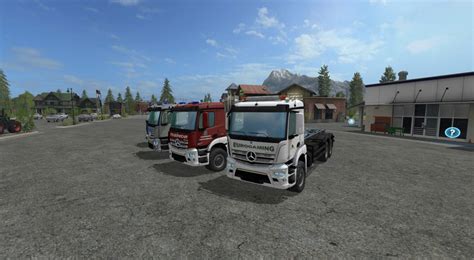 Mercedes Antos 2450 Hooklift V 1 0 Trucks Farming Simulator 2025 Mod