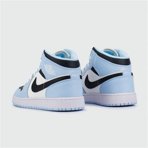 кроссовки Air Jordan 1 High Light Blue White купить за 3145 руб в интернет магазине кроссовок