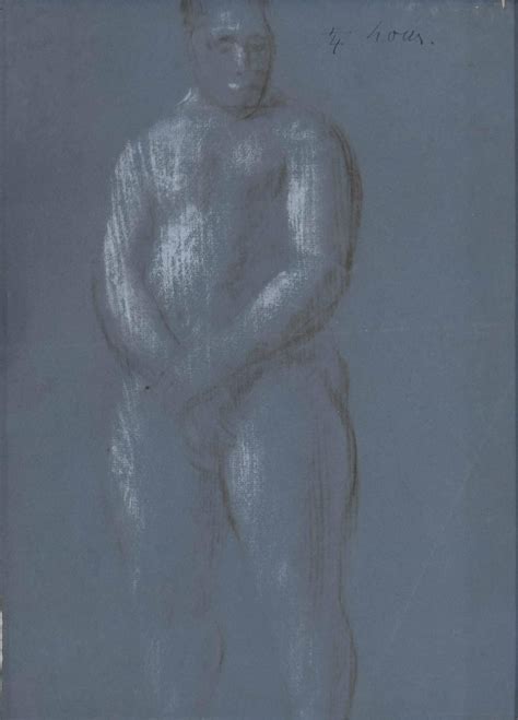 Follower Of Aristide Maillol Preparatory Study Of A Female Nude