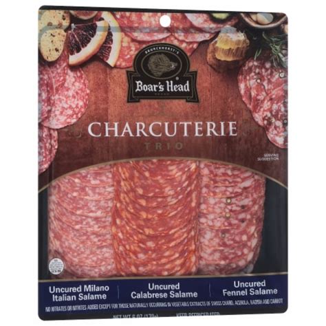 Boar S Head Charcuterie Trio Milano Italian Salame Fennel Salame And