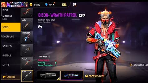 Skin Bizon Wraith Patrol Free Fire YouTube