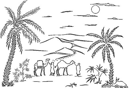 9 Majestic Coloriage Desert Pics COLORIAGE