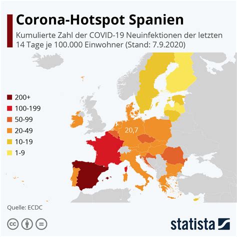 Infografik Corona Hotspot Spanien Statista