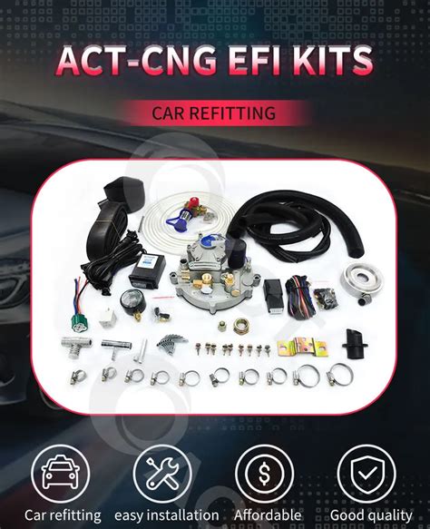 Kit De Conversión De Carburador Generador A Efi Kit Reductor Gnv Act98