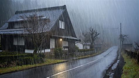 Heavy Rain At Night To Sleep Instantly Deep Sleep With Heavy Rain On