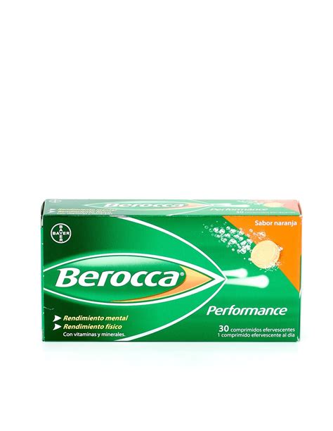 Berocca Performance Comprimidos Efervescentes Sabor Naranja Farmahogar