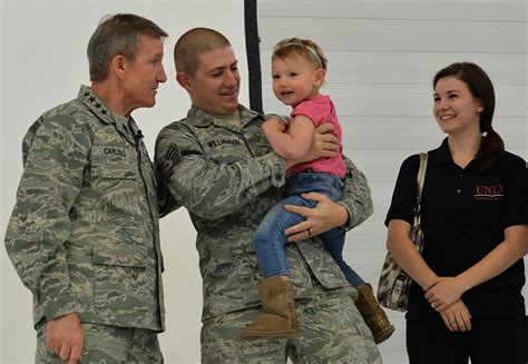 ACC Commander Visits Creech Recognizes Exceptional Performer Air