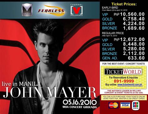 John Mayer Live Concert in Manila 2010 – A Free Mind