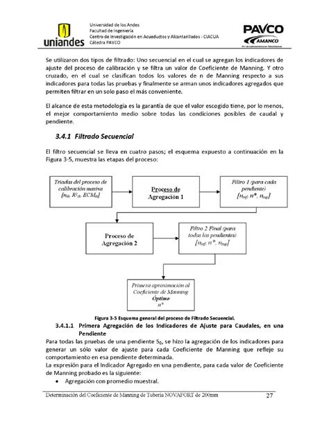 Determinaci N Del Coeficiente De Manning De Tuber As De Alcantarillado