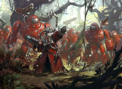 3840x2160 resolution | red robot digital wallpaepr, Warhammer 40,000 ...