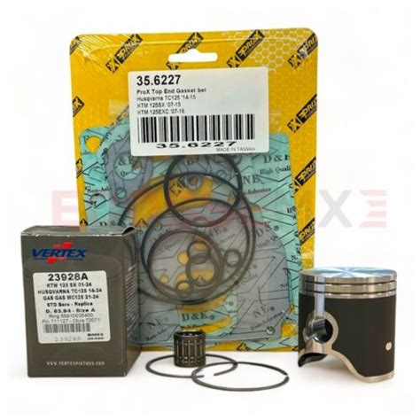 Ktm Sx Vertex Top End Piston Kit Bearing Prox Gaskets Size B