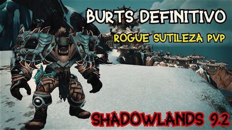 Guia Rogue Sutileza PVP Shadowlands 9 2 Cap 3 ROTACIÓN YouTube