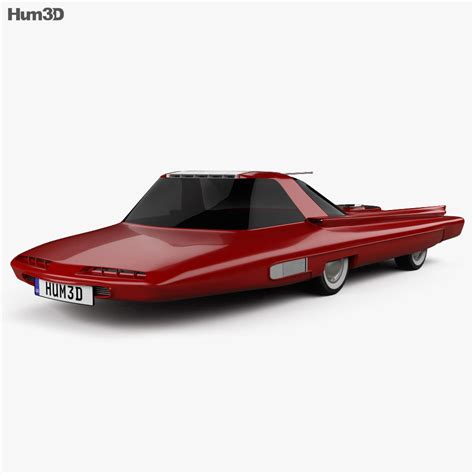 Ford Nucleon 1958 3D model - Vehicles on Hum3D