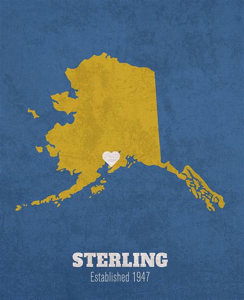 Sterling Alaska City Map Founded 1947 University of Alaska Fairbanks ...