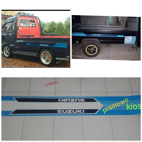 Sticker Stiker Striping Lis Body Suzuki Carry Extra Pick Up Lazada