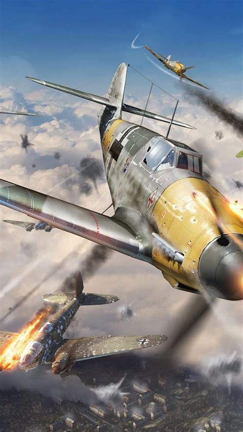 Bf109 destroy a b-29, airplane, jets, pilot, guerra, HD phone wallpaper ...