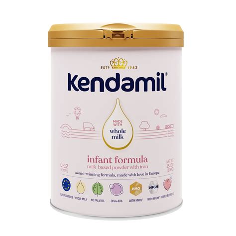 Kendamil Whole Milk Baby Formula Powder European With Hmos Prebiotics