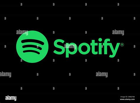 Spotify, Logo, Black background Stock Photo - Alamy