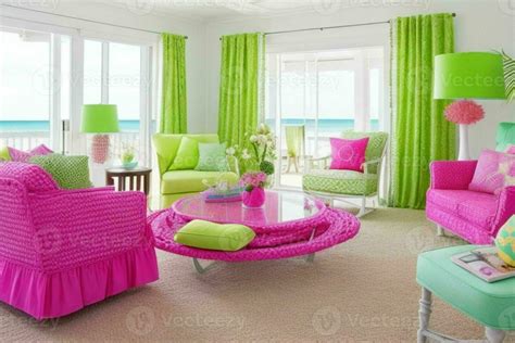 Beach style living room design. Pro Photo 28878336 Stock Photo at Vecteezy