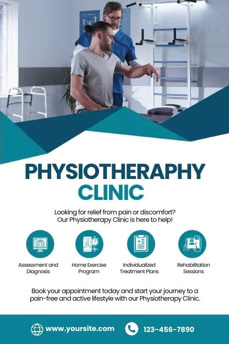 Physiotherapy Health Clinic Template Postermywall