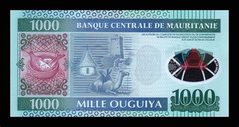 Mauritania 1000 Ouguiya 2014 Pick 19 Polímero Sc Unc NUMISMÁTICA LA LONJA