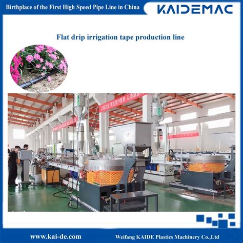 Round Drip Irrigation Pipe Tube Making Machine Pipe Production Line