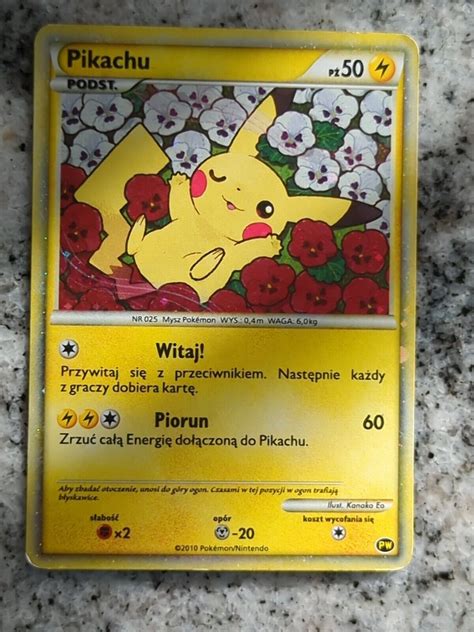 Pokemon Card World Collection Polish Pikachu Pw Holo Promo Values