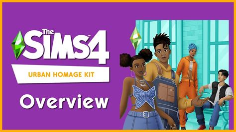 The Sims 4 Urban Homage Kit Youtube