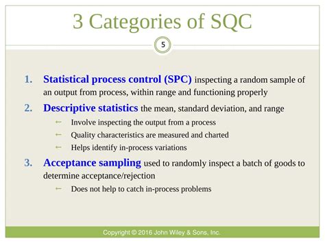 Ppt Chapter Statistical Quality Control Sqc Powerpoint