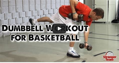 Simple Dumbbell Workout For Basketball Hoop Coach