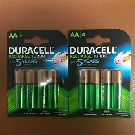 8 X Duracell Aa 2500 Mah Rechargeable Ultra Batteries Nimh Hr6 New Duralock Rechargeable