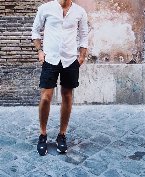 black shorts men