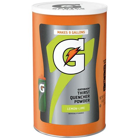 Gatorade Thirst Quencher Powder Lemon Lime 765 Oz Canister Walmart