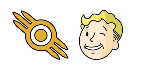 Fallout Vault Boy and Vault-Tec Logo cursor – Custom Cursor