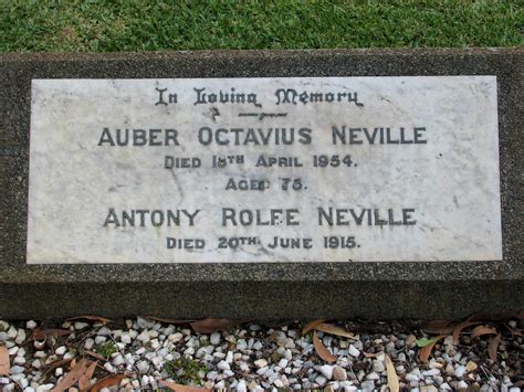 Auber Octavius A O Neville 1875 1954 Find A Grave Memorial