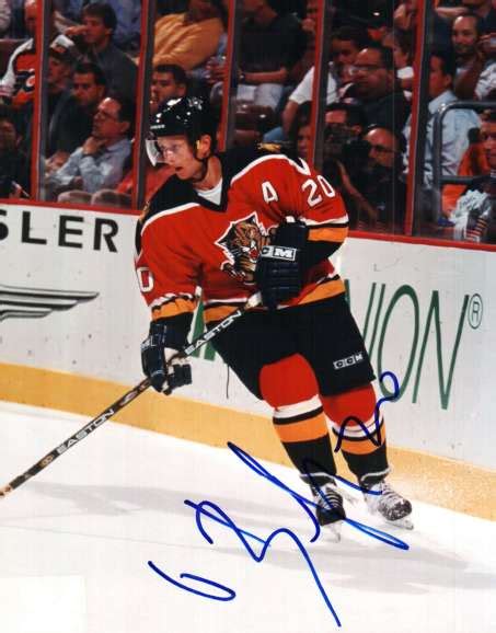 Autographed VALERI BURE Florida Panthers Photo - Main Line Autographs