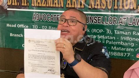 Razman Nasution Resmi Tersangka Kasus Pencemaran Nama Baik Hotman Paris