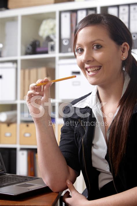 Office Girl Stock Photo Royalty Free Freeimages